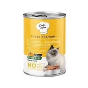 New Chefs Choice 400 gr Tavuklu ve Balkabaklı Tahılsız Ezme Yetişkin Konserve Kedi Maması