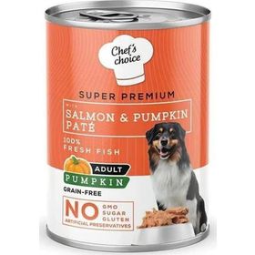 New Chefs Choice Pumpkin Pate Somon Balkabak ve Sebzeli 400 gr Köpek Yaş Maması