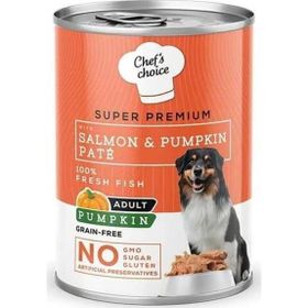 New Chefs Choice Pumpkin Pate Somon Balkabak ve Sebzeli 400 gr Köpek Yaş Maması