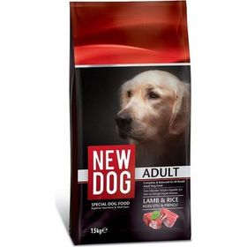 New Dog Kuzu Etli Pirinçli 15 kg Yetişkin Köpek Maması