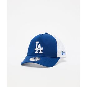 New Era 11405497-001 Turuncu Los Angeles Dodgers Clean A-Frame Trucker 9Forty Unisex Şapka