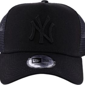 New Era 11579474-001 Siyah New York Yankees Clean A-Frame Trucker 9Forty Unisex Şapka