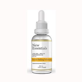 New Essentials %20 AHA %2 BHA %1 Curcumin Canlandırıcı Cilt Tonu Eşitleyici 30 ml Yüz Peeling Serum
