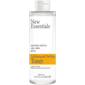 New Essentials %7 Glycolic Acid AHA+BHA Gözenek Sıkılaştırıcı ve Arındırıcı 200 ml Tonik