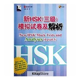 New HSK Mock Tests and Analyses Level 3 +MP3 CD Çince Yeterlilik Sınavı - Chen Xiang