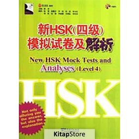 New HSK Mock Tests and Analyses Level 4 +MP3 CD Çince Yeterlilik Sınavı - Chen Xiang