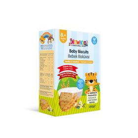 New Kid 200 gr Vanilyalı ve Fındıklı Bebek Bisküvisi