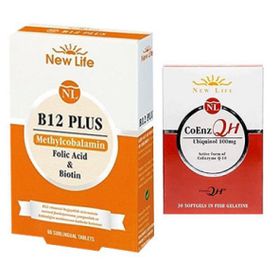New Life B12 Plus 60 Tablet + CoEnz QH 30 Kapsül