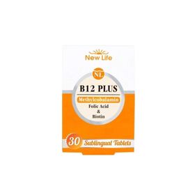 New Life B12 Plus Methylcobalamin 2x30 Dilaltı Tablet