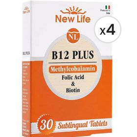 New Life B12 Plus Methylcobalamin 4x30 Dilaltı Tablet