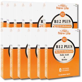 New Life B12 Plus Methylcobalamin 60 Dilaltı Tablet