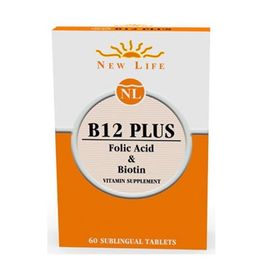 New Life B12 Plus Methylcobalamin 60 Dilaltı Tablet