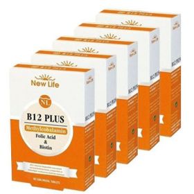 New Life B12 Plus Methylcobalamin 60 Dilaltı Tablet