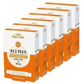 New Life B12 Plus Methylcobalamin 60 Dilaltı Tablet
