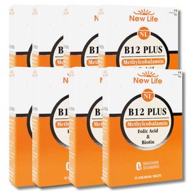 New Life B12 Plus Methylcobalamin 8x60 Dilaltı Tablet