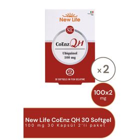 New Life CoEnz QH 2x30 Kapsül