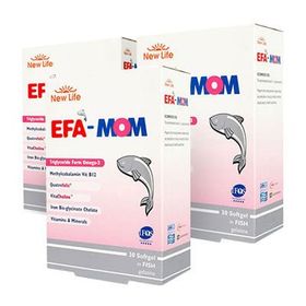 New Life EFA Mom Omega 3 Vitamin Mineral 3x30 Kapsül