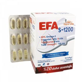 New Life Efa S-1200 Omega-3 90 Kapsül