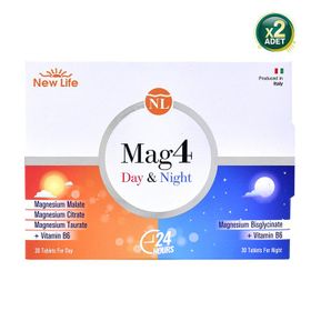 New Life Mag4 Day Night Vitamin B6 2x60 Tablet