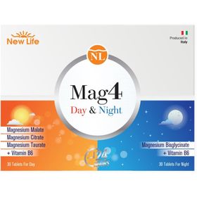 New Life Mag4 Day Night Vitamin B6 60 Tablet