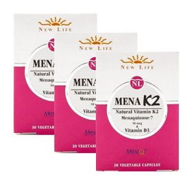 New Life Mena K2 D3 3x30 Kapsül