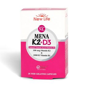 New Life Mena K2 D3 İçeren 30 Kapsül