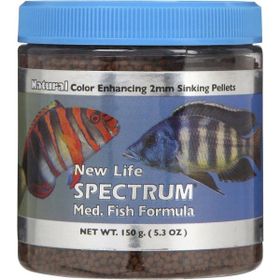 New Life Spectrum Medium Fish Formula 125 gr Orta Boy Akvaryum Balık Yemi