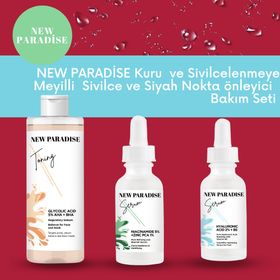 New Paradise Kuru ve Sivilcelenmeye Meyilli Sivilce ve Siyah Nokta önleyici Bakım Seti