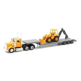 New Ray 1:43 Long Haul Kenworth Taşıyıcı Tır ve Dozer
