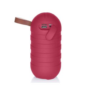 New Rixing NR-106 Kırmızı Bluetooth Hoparlör