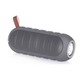 New Rixing NR-3025L Gri LED El Feneri Bluetooth Hoparlör