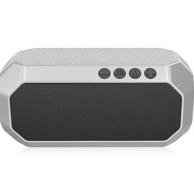 New Rixing NR-4000 Gümüş Mesh Poligon Müzik Kutusu Konsept Bluetooth Hoparlör