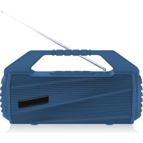 New Rixing NR-4025FM Mavi Taşınabilir Bluetooth Hoparlör