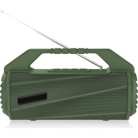 New Rixing NR-4025FM Yeşil Taşınabilir Bluetooth Hoparlör