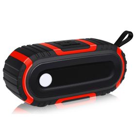 New Rixing NR-5016 Siyah Kırmızı Çift Renkli Bluetooth Hoparlör