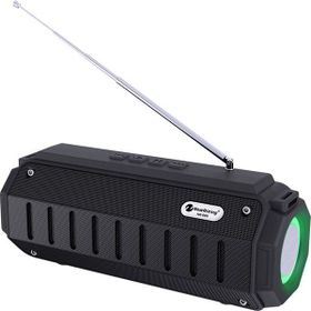 New Rixing NR-905FM Tws Siyah Bluetooth Hoparlör