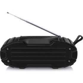 New Rixing NR-907FM Tws Siyah Bluetooth Hoparlör