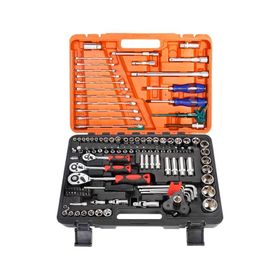 New Star 121 Parça 1/2-3/8-1/4 Profesyonel Lokma Takımı Seti