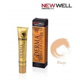 New Well Derma Make Up Cover 02 Bronze Yoğun Kapatıcı Porselen Fondöten