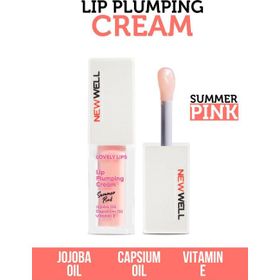 New Well Lip Plumping Cream Summer Pink Dudak Dolgunlaştırıcı Krem