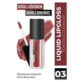 New Well Matte 03 Likit Dudak Parlatıcısı