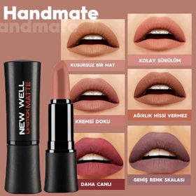 New Well Matte Lipstick 324 Handmade Mat Ruj