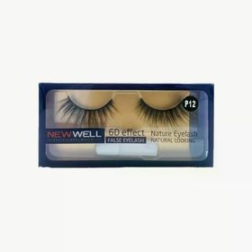 New Well P12 6D Effect Natural False Eyelash