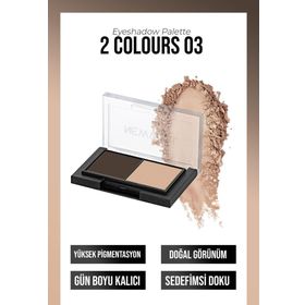 New Well Porcelain Make Up 2'li No 03 Far Paleti