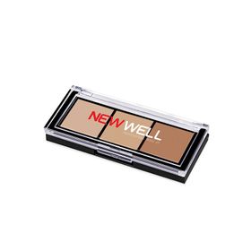 New Well Porcelain Make Up 3'lü Highlighter