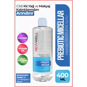 New Well Prebiotic Micellar 400 ml Makyaj Temizleme Suyu