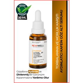 New Well Torbalanma ve Morluk Karşıtı Aydınlatıcı Kafein 30 ml Göz Altı Serumu