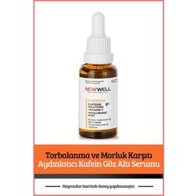 New Well Torbalanma ve Morluk Karşıtı Aydınlatıcı Kafein 30 ml Göz Altı Serumu