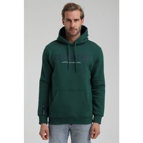 New World 22FWM64031 Koyu Yeşil Erkek Sweatshirt