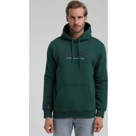 New World 22FWM64031 Koyu Yeşil Erkek Sweatshirt